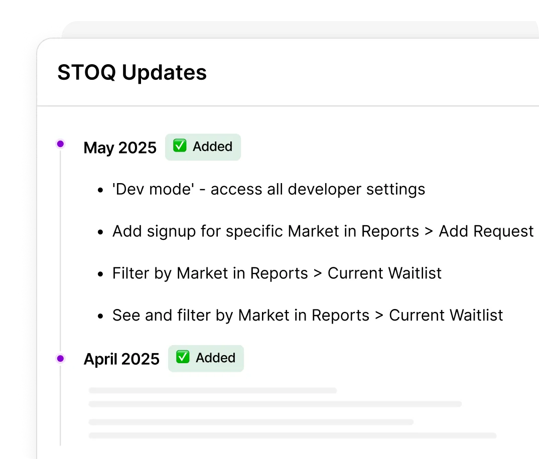 Image showing Stoq features